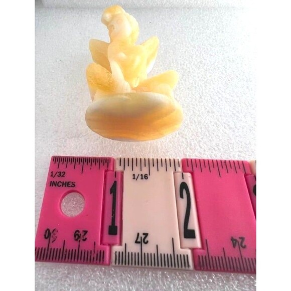 Honey Calcite Tinkerbell Carving - Picture 8 of 8